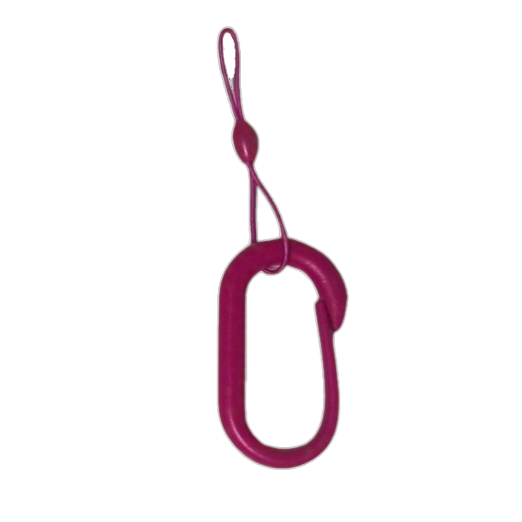 Carabiner Pink whitebg