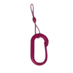 Carabiner Pink whitebg