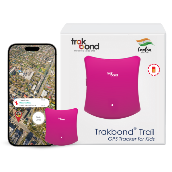 trakbond product trailx kids pink transparent box img
